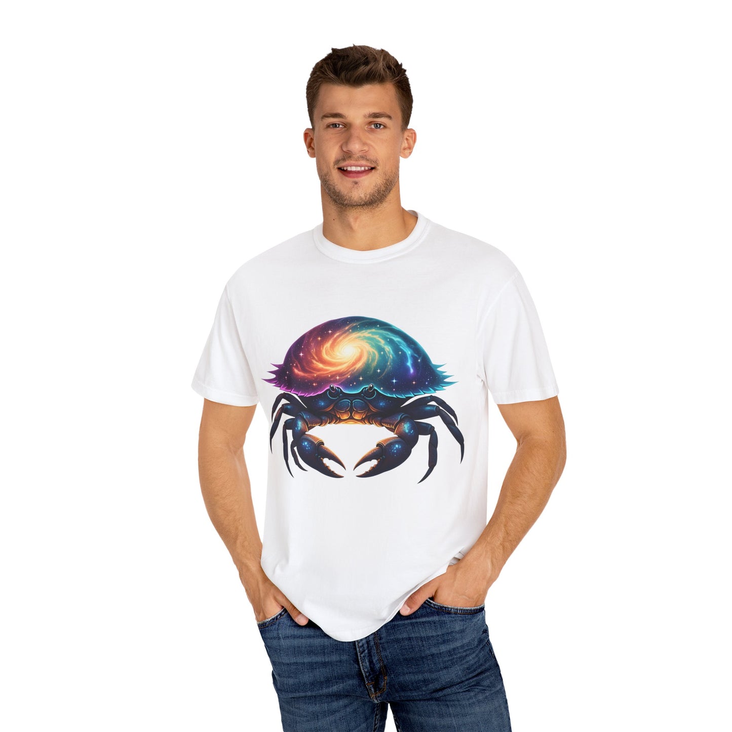 Cancer Zodiac Unisex Tee - Cosmic Nurturer Moon Guardian Pride Design