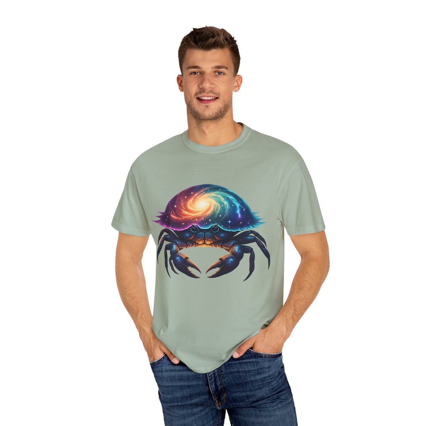 Cancer Zodiac Unisex Tee - Cosmic Nurturer Moon Guardian Pride Design