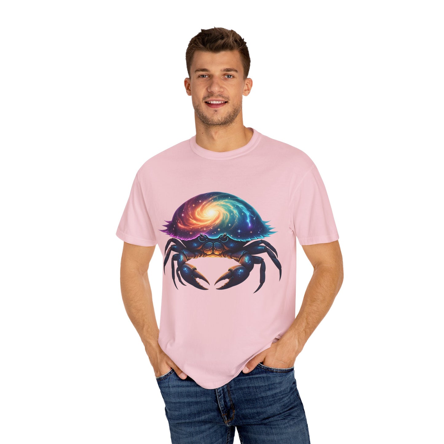 Cancer Zodiac Unisex Tee - Cosmic Nurturer Moon Guardian Pride Design