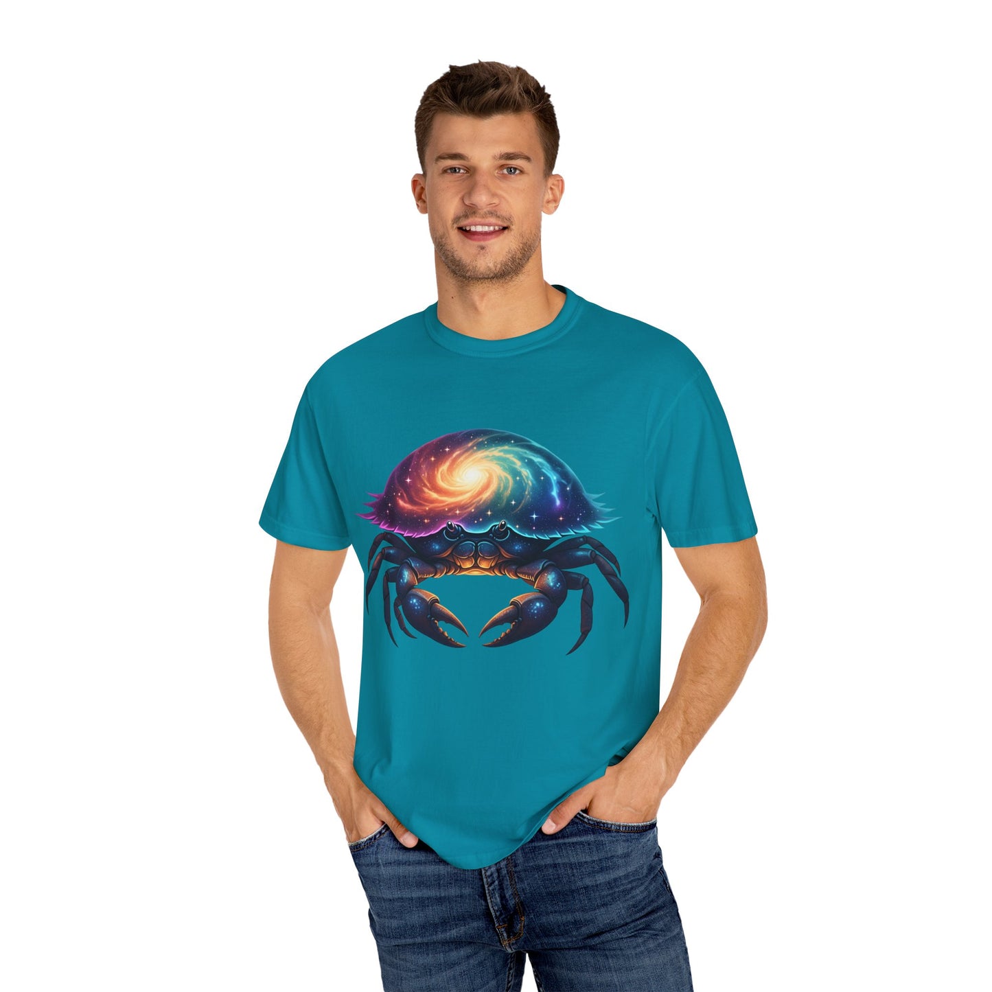 Cancer Zodiac Unisex Tee - Cosmic Nurturer Moon Guardian Pride Design