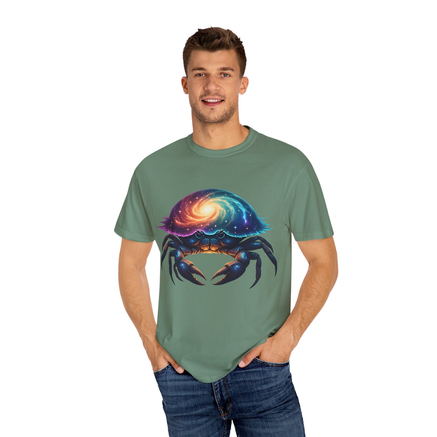 Cancer Zodiac Unisex Tee - Cosmic Nurturer Moon Guardian Pride Design