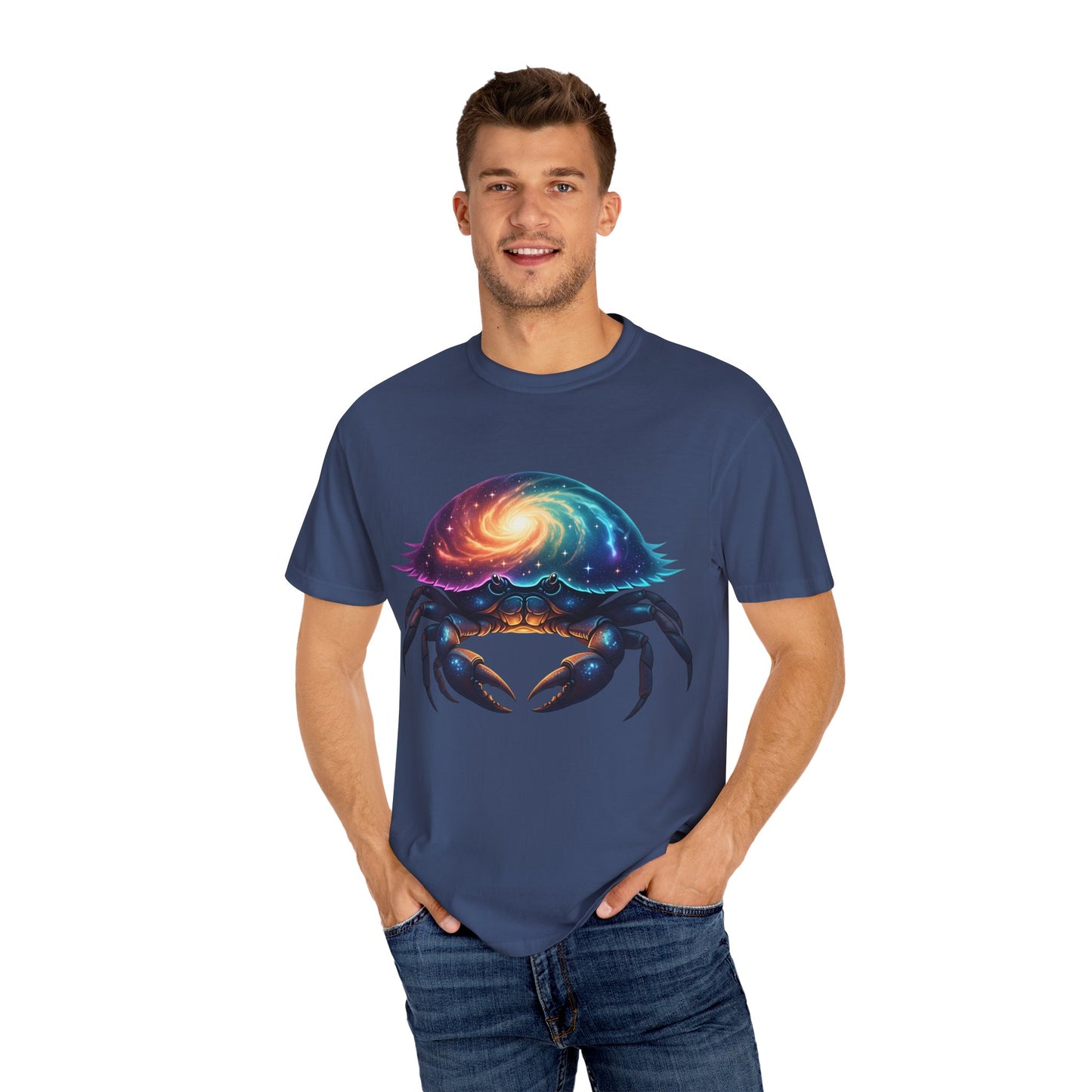 Cancer Zodiac Unisex Tee - Cosmic Nurturer Moon Guardian Pride Design