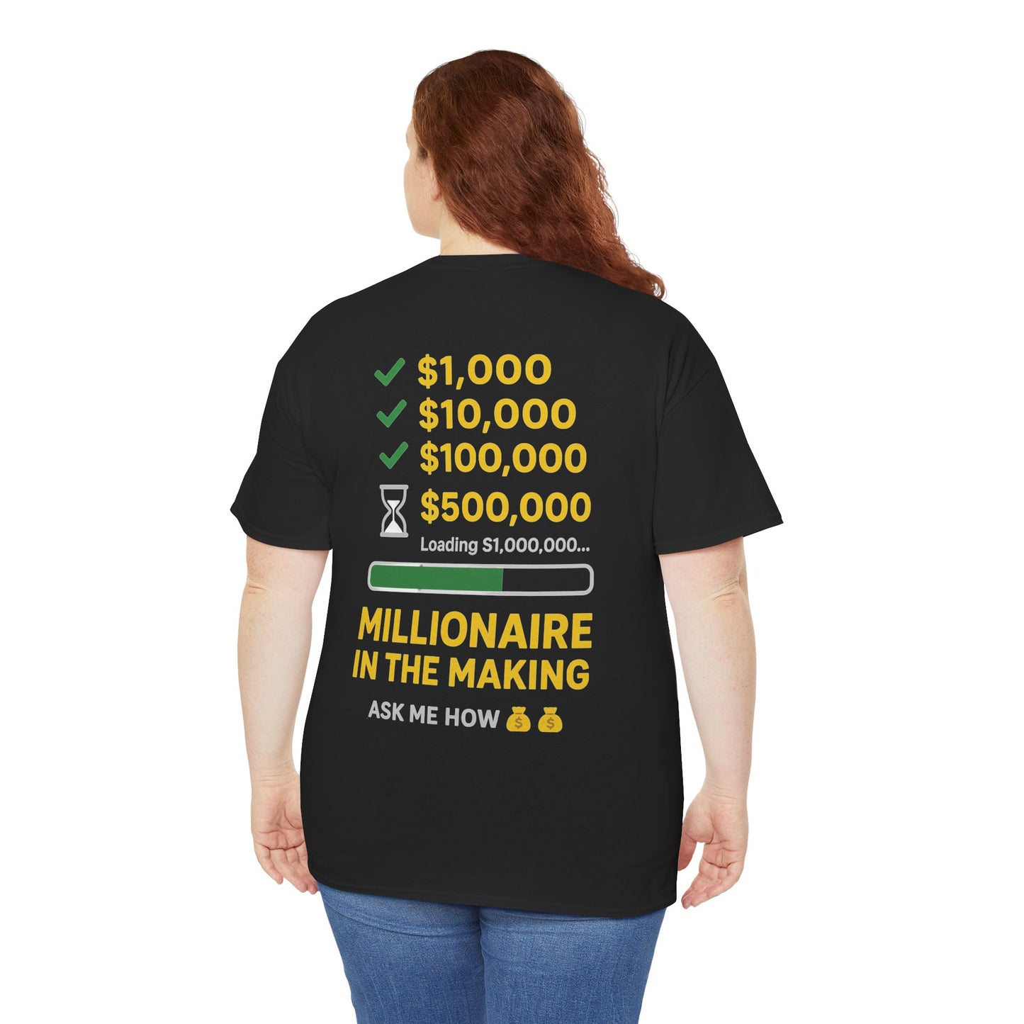 Millionaire checklist tee shirt