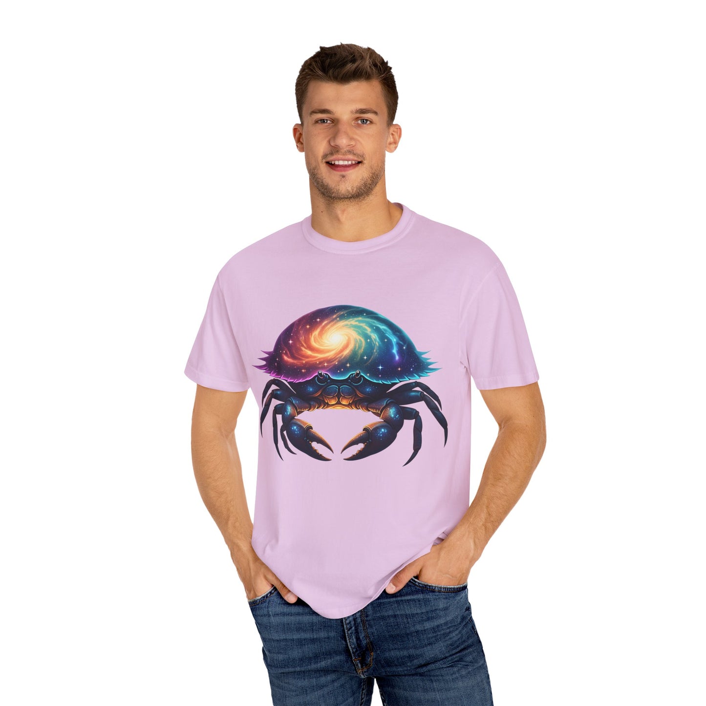 Cancer Zodiac Unisex Tee - Cosmic Nurturer Moon Guardian Pride Design