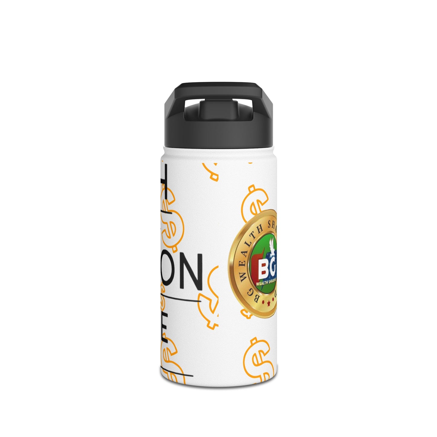 BG Wealth Stainless Steel Sports Bottle