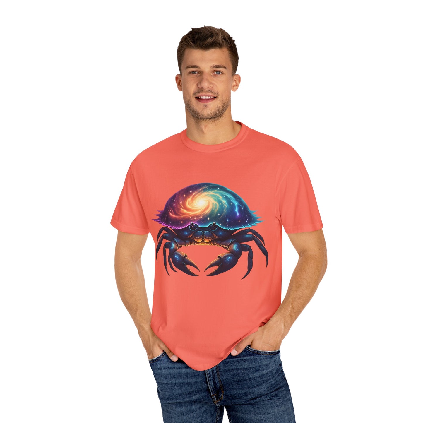 Cancer Zodiac Unisex Tee - Cosmic Nurturer Moon Guardian Pride Design