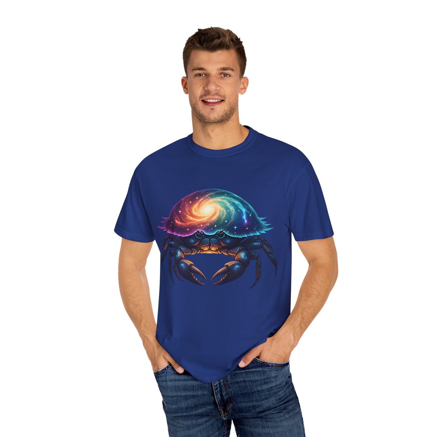 Cancer Zodiac Unisex Tee - Cosmic Nurturer Moon Guardian Pride Design