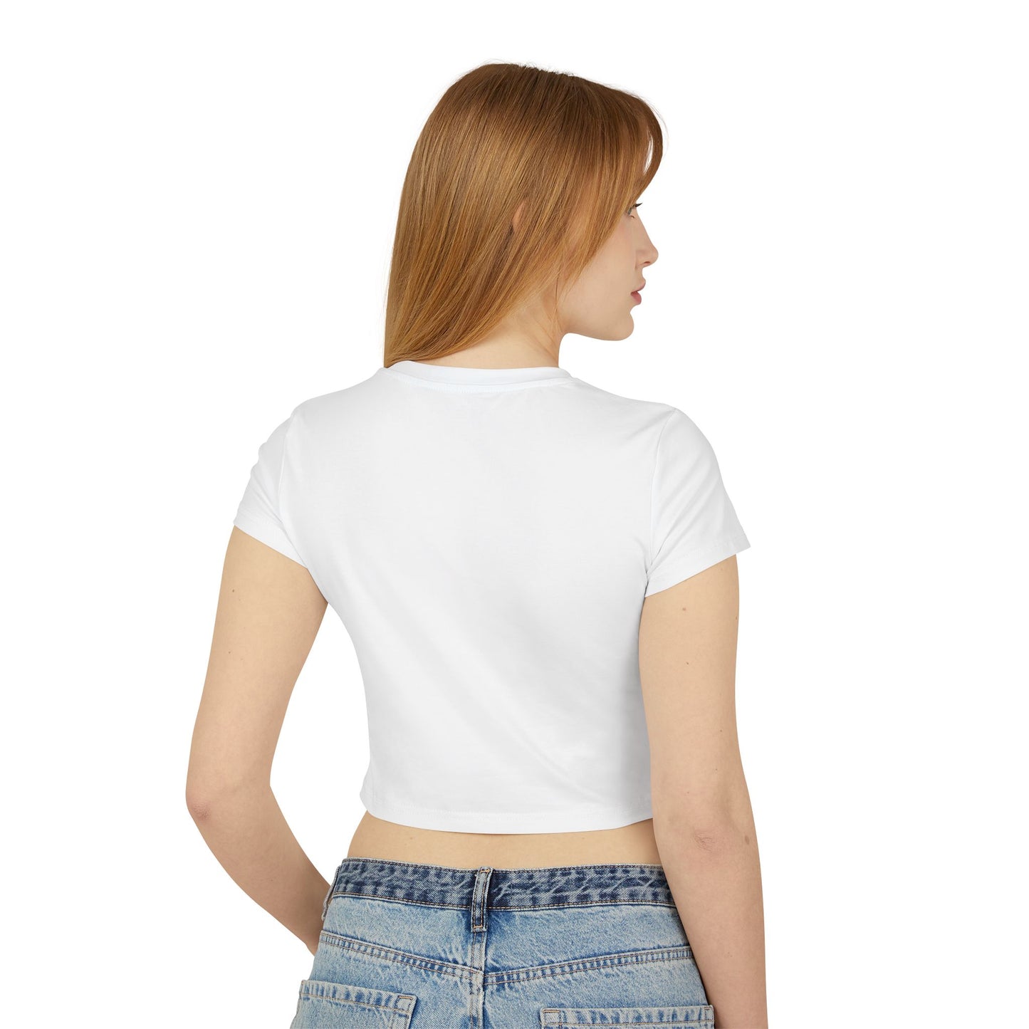 Crop Top - Aquarius Pride-Bearer Rainbow Stream Shirt