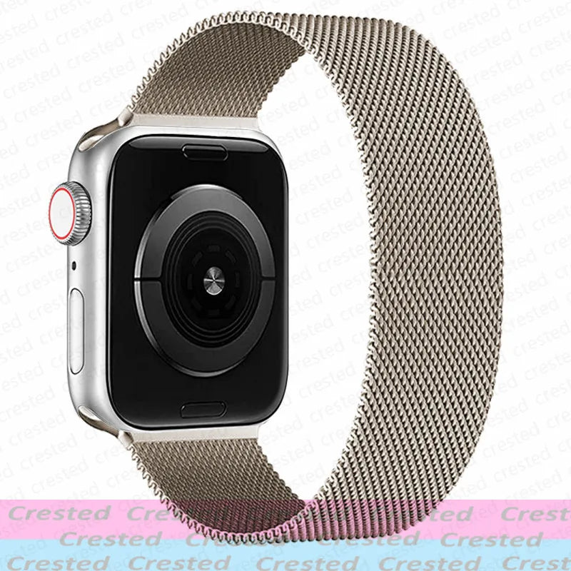 Milanese Magnetic loop Strap For smartwatch Band