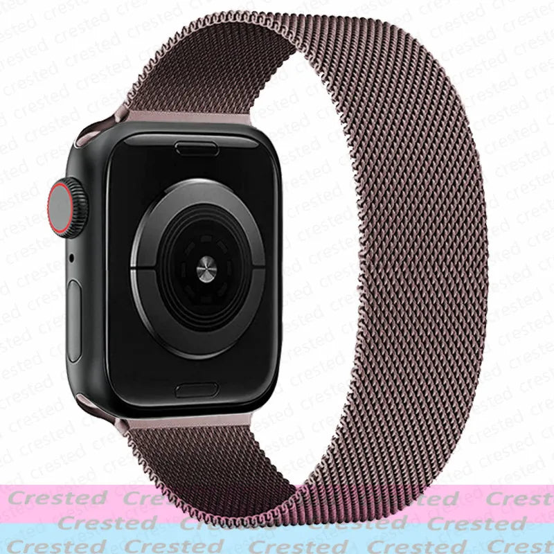Milanese Magnetic loop Strap For smartwatch Band