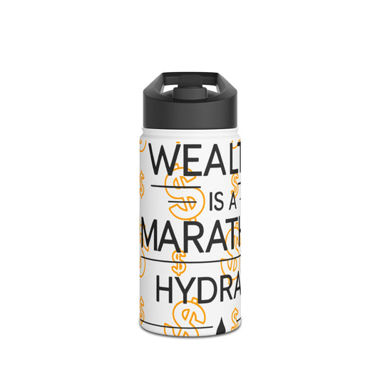 BG Wealth Stainless Steel Sports Bottle