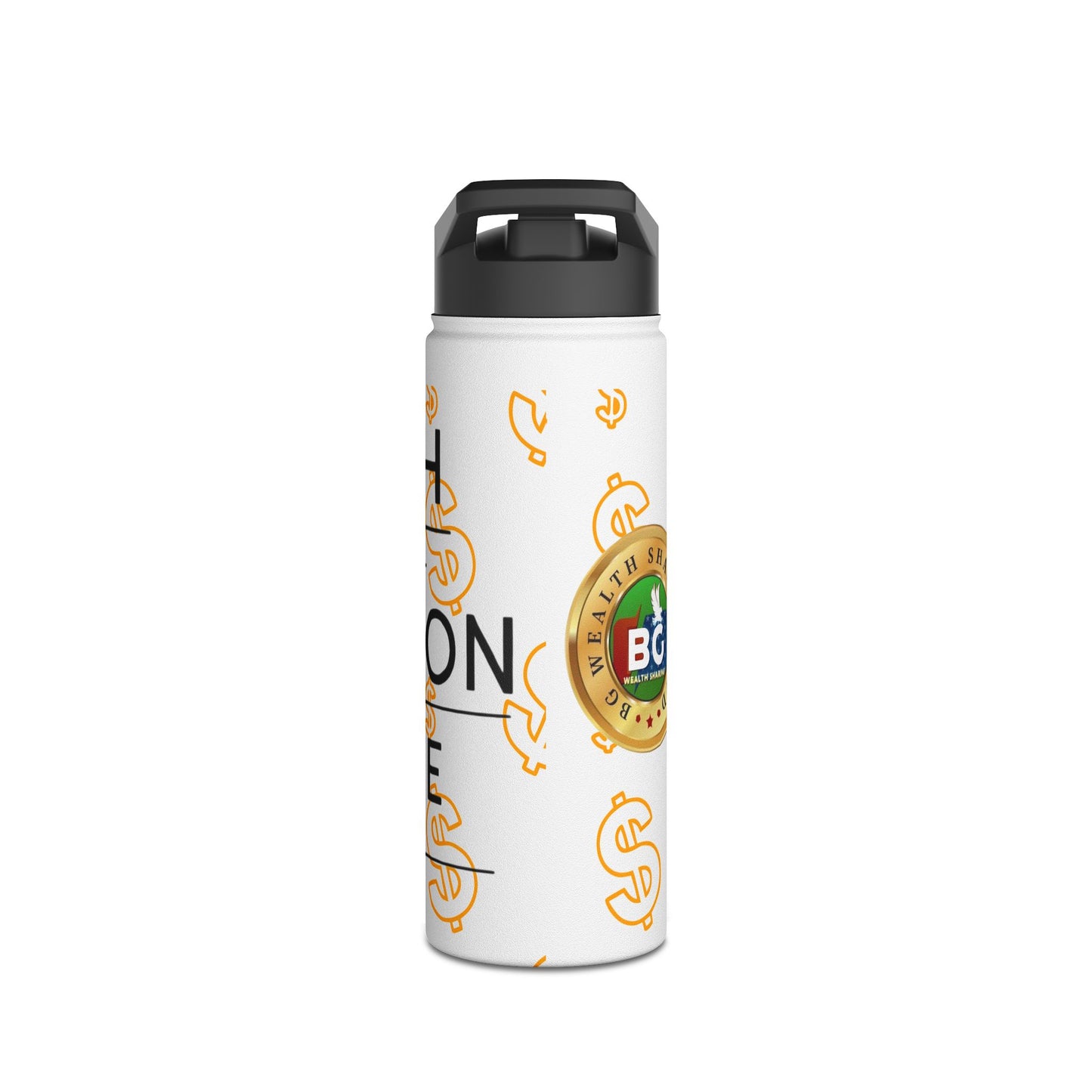BG Wealth Stainless Steel Sports Bottle