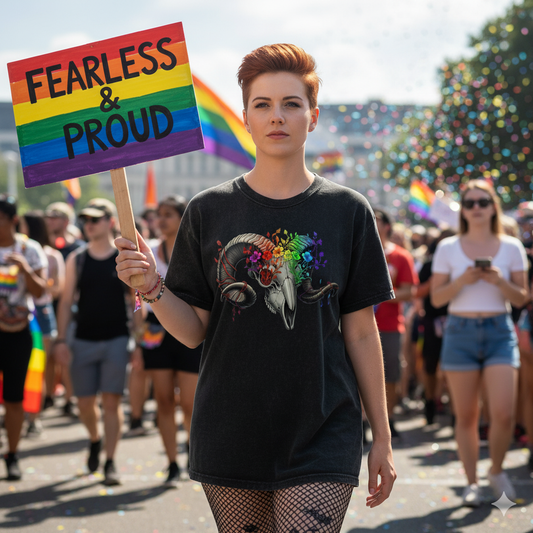Aries Skull Unisex T-shirt - Pride without Permission Collection