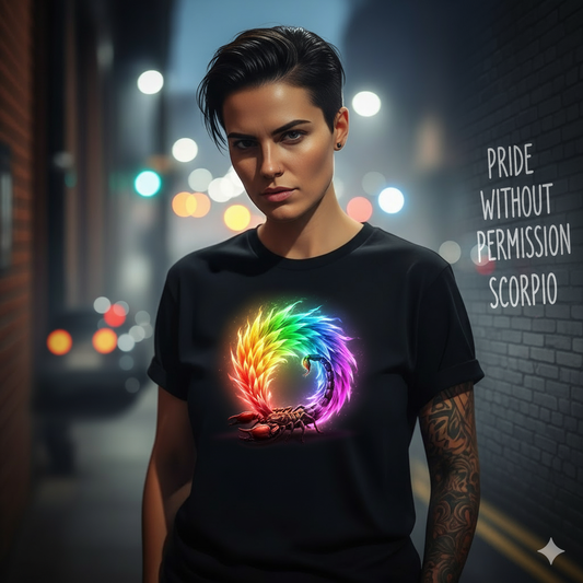 Scorpio Pride Unisex T-shirt - Pride Without Permission Collection