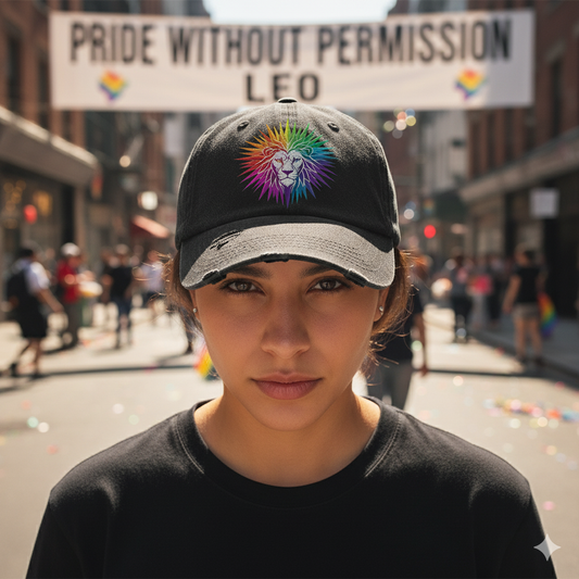 Leo: The Unapologetic Lion - "Pride Without Permission" Hat
