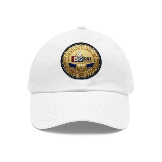 BG Wealth Sharing - 3 Year anniversary badge - Leather patch = dad hat