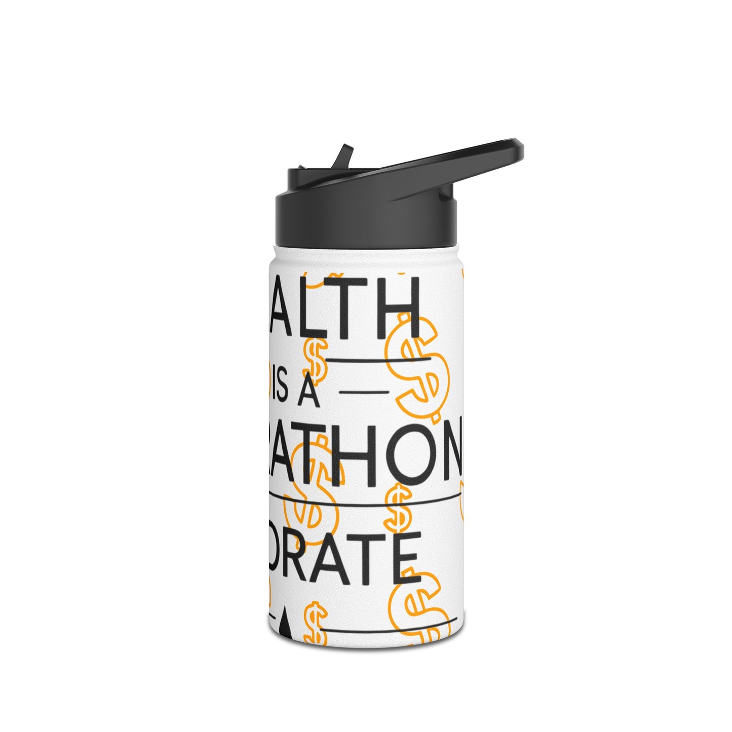 BG Wealth Stainless Steel Sports Bottle
