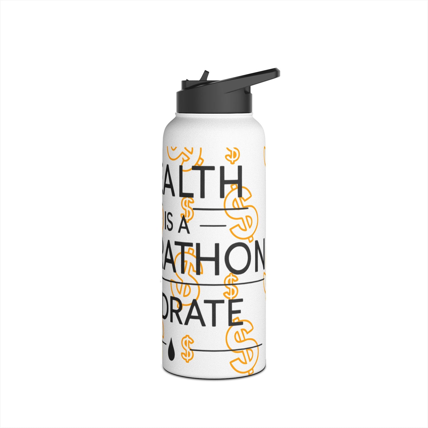 BG Wealth Stainless Steel Sports Bottle