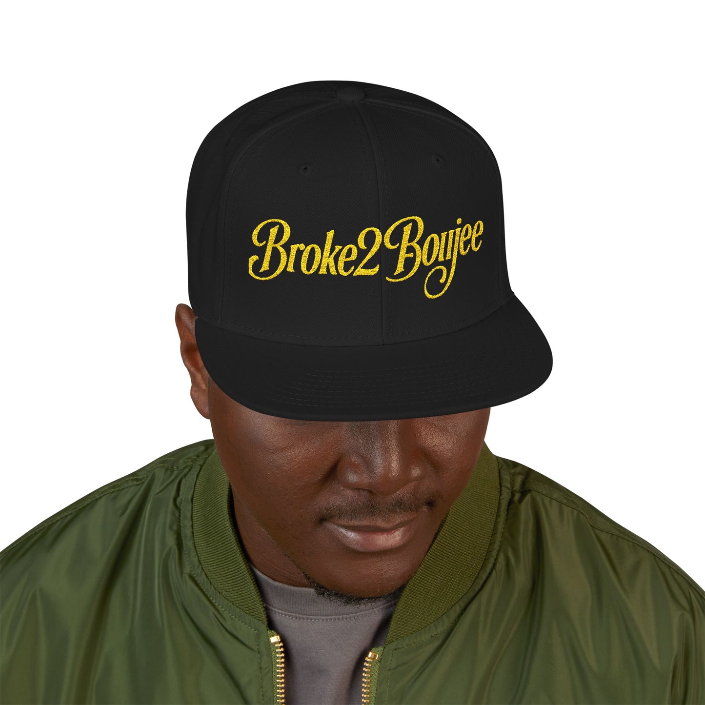 BG Wealth - Broke2Boujee - Embroidered Snapback