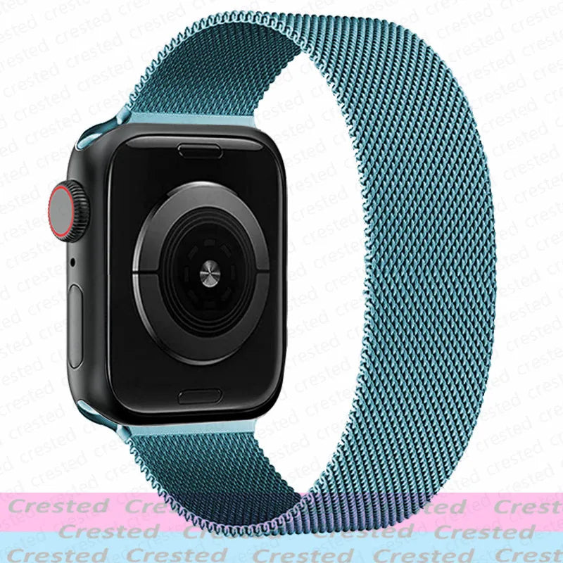 Milanese Magnetic loop Strap For smartwatch Band