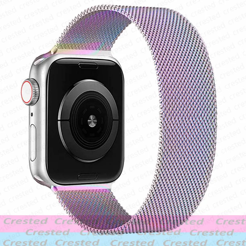 Milanese Magnetic loop Strap For smartwatch Band