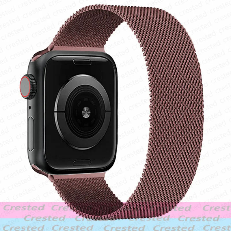 Milanese Magnetic loop Strap For smartwatch Band