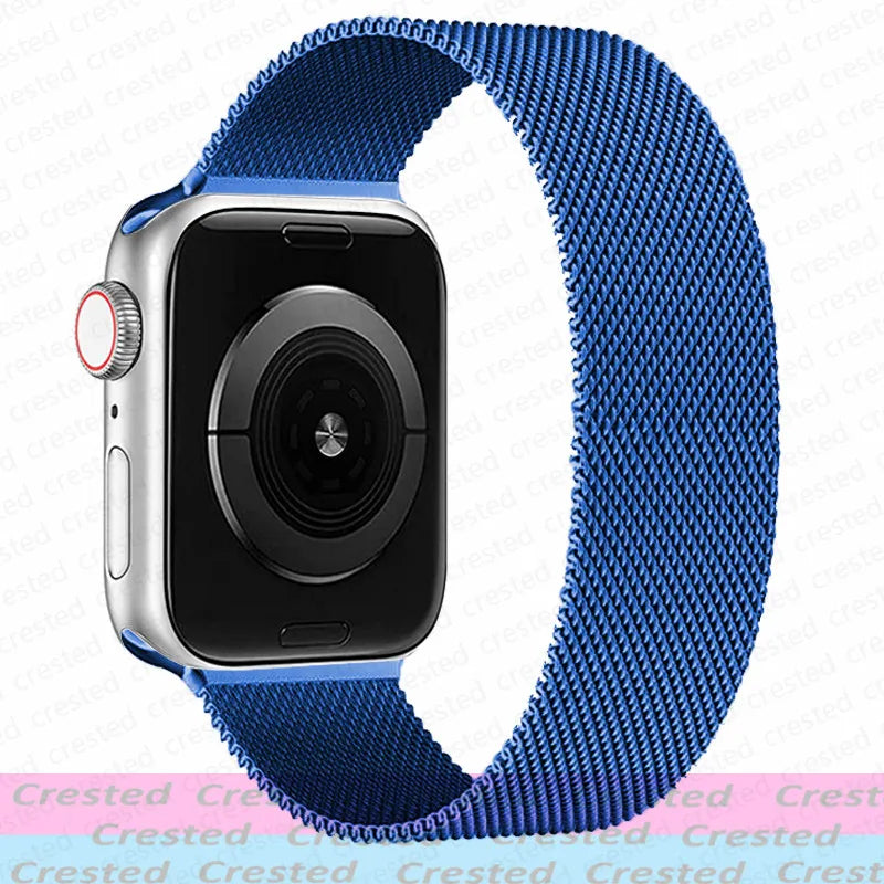Milanese Magnetic loop Strap For smartwatch Band