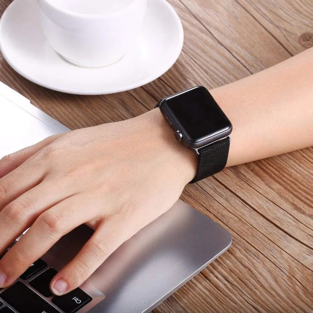 Milanese Magnetic loop Strap For smartwatch Band
