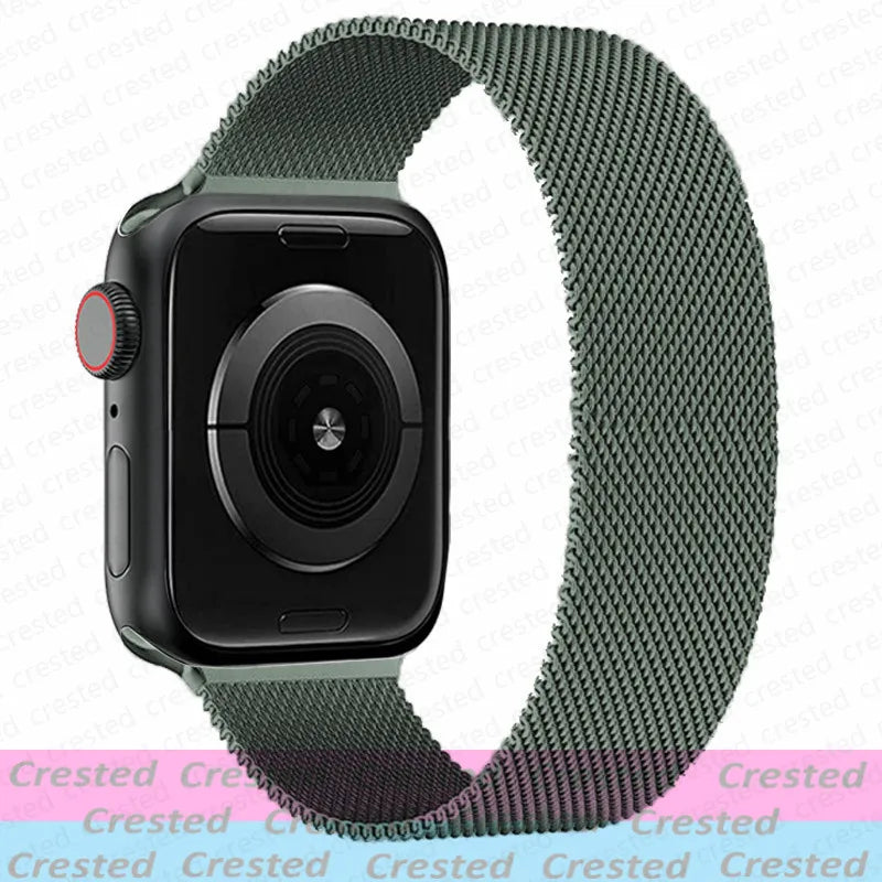 Milanese Magnetic loop Strap For smartwatch Band
