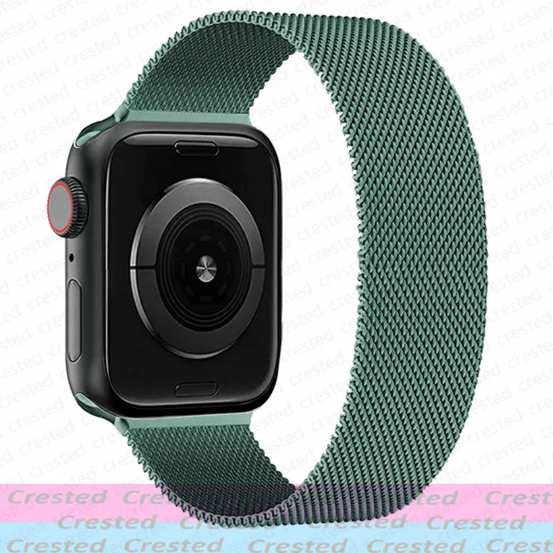 Milanese Magnetic loop Strap For smartwatch Band